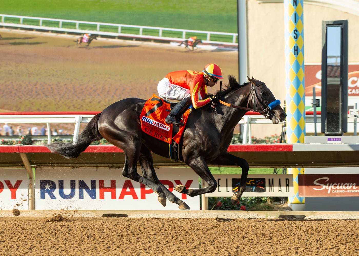 Cave Rock le da una nueva victoria a Bob Baffert en el Del Mar Futurity G1